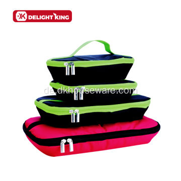 Picnic Food Carrier Set Glas Backformen mit Deckel